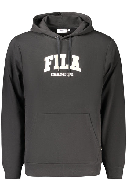 FILA FELPA SENZA ZIP UOMO NERO
