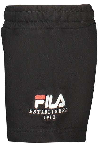 FILA PANTALONE SHORT BAMBINA NERO