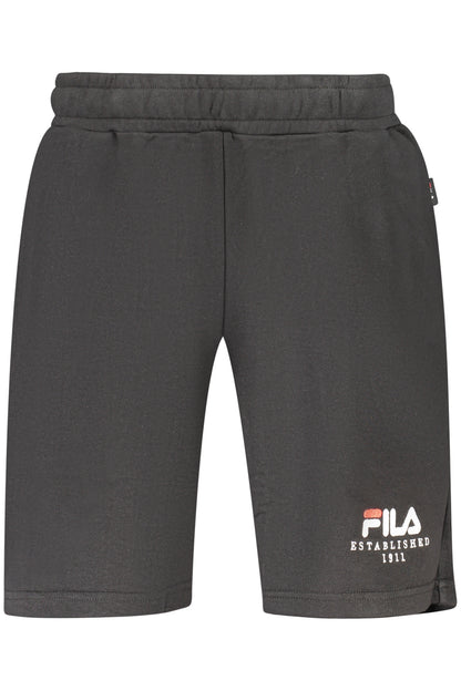 FILA PANTALONE TUTA CORTO UOMO NERO