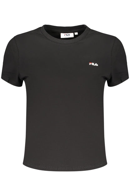FILA T-SHIRT MANICHE CORTE DONNA NERO