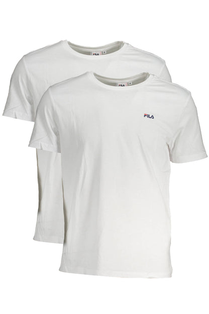 FILA T-SHIRT MANICHE CORTE UOMO BIANCO