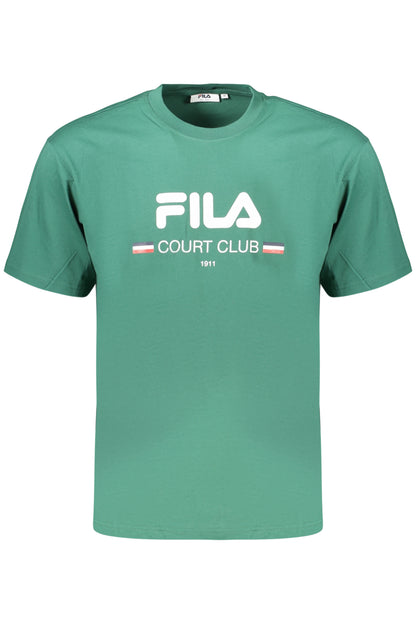 FILA T-SHIRT MANICHE CORTE UOMO VERDE