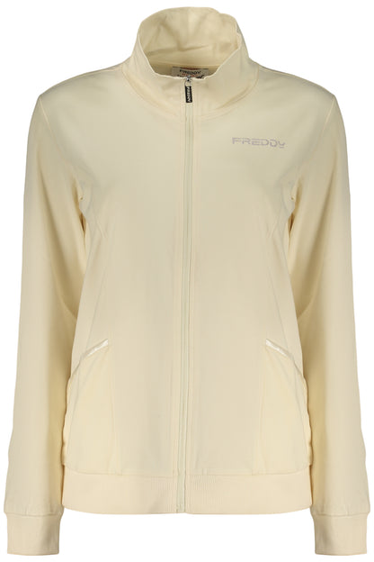 FREDDY FELPA CON ZIP DONNA BEIGE