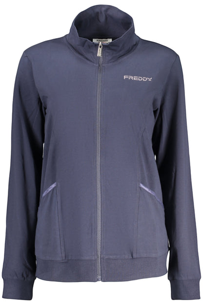FREDDY FELPA CON ZIP DONNA BLU