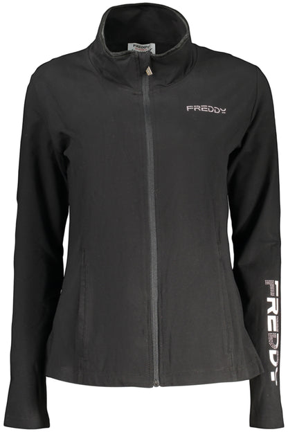 FREDDY FELPA CON ZIP DONNA NERO