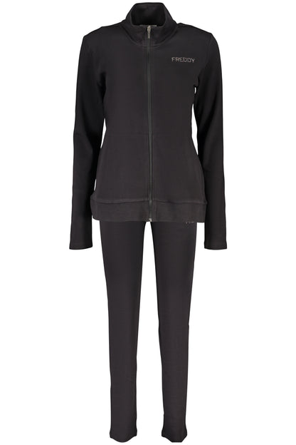FREDDY FELPA CON ZIP DONNA NERO