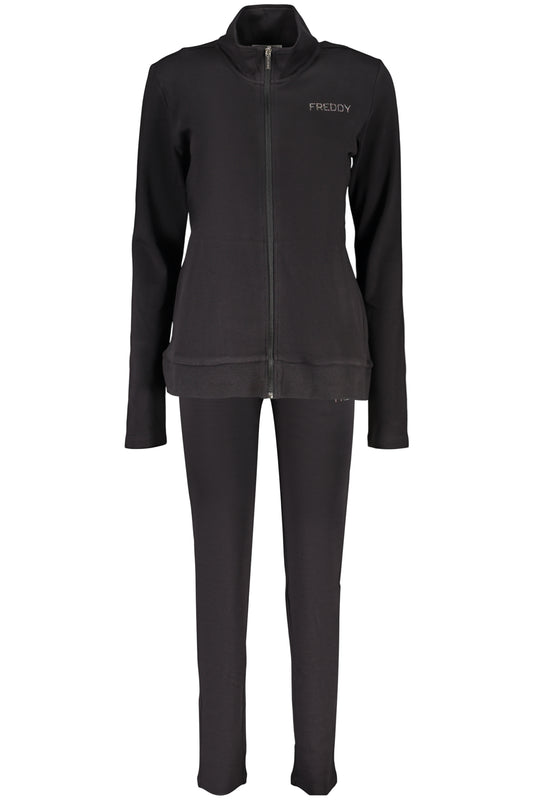 FREDDY FELPA CON ZIP DONNA NERO