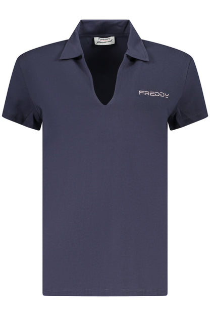 FREDDY T-SHIRT MANICHE CORTE DONNA BLU