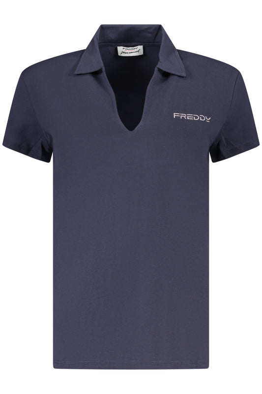 FREDDY T-SHIRT MANICHE CORTE DONNA BLU