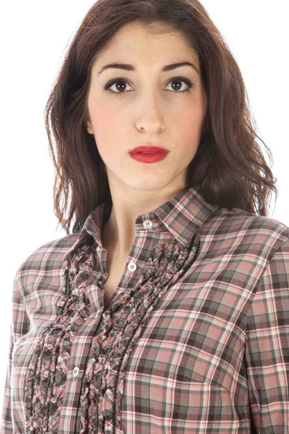 FRED PERRY CAMICIA MANICHE LUNGHE DONNA