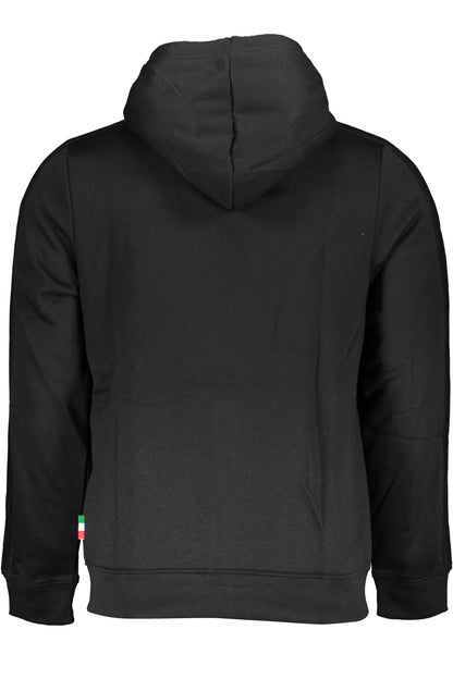 GIAN MARCO VENTURI FELPA CON ZIP UOMO NERO