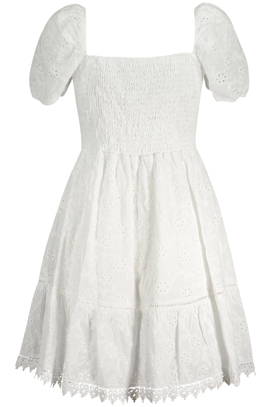 GUESS JEANS GUESS JEANS ABITO CORTO DONNA BIANCO