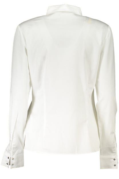 GUESS JEANS CAMICIA MANICHE LUNGHE DONNA BIANCO