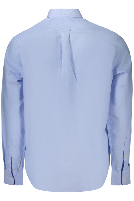 GUESS JEANS CAMICIA MANICHE LUNGHE UOMO AZZURRO