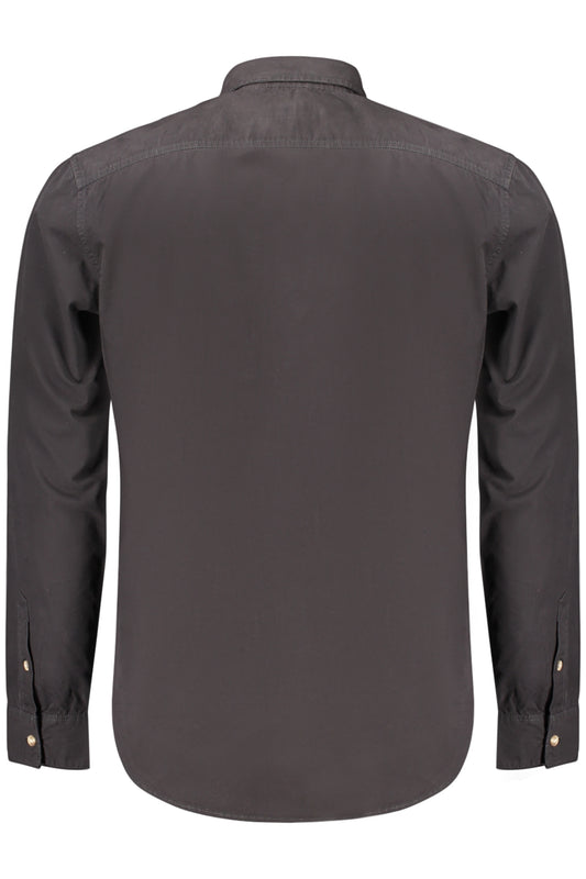GUESS JEANS CAMICIA MANICHE LUNGHE UOMO NERO