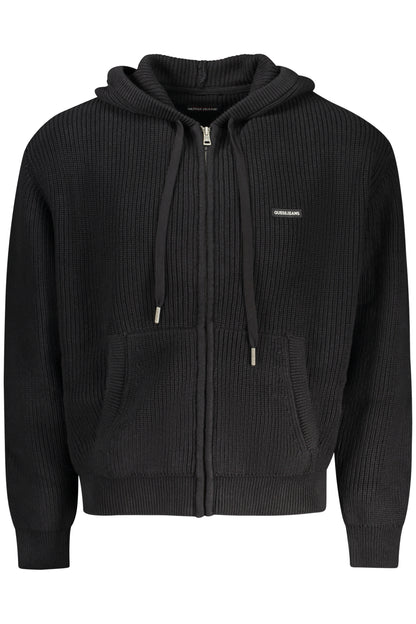 GUESS JEANS CARDIGAN UOMO NERO