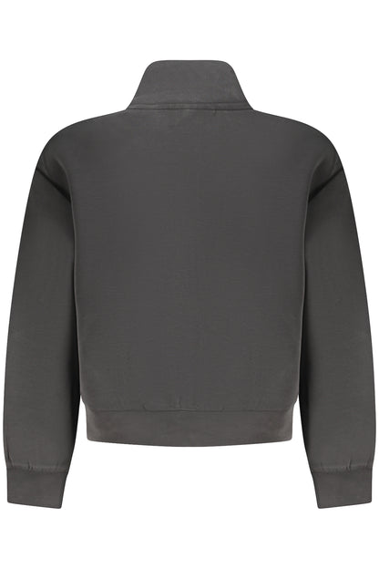 GUESS JEANS FELPA CON ZIP BAMBINA NERO