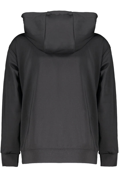 GUESS JEANS FELPA SENZA ZIP BAMBINO NERO