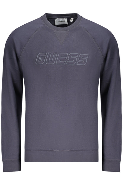 GUESS JEANS FELPA SENZA ZIP UOMO BLU