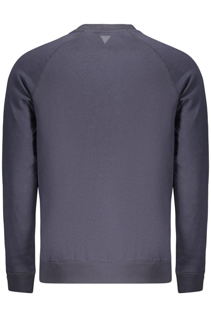 GUESS JEANS FELPA SENZA ZIP UOMO BLU