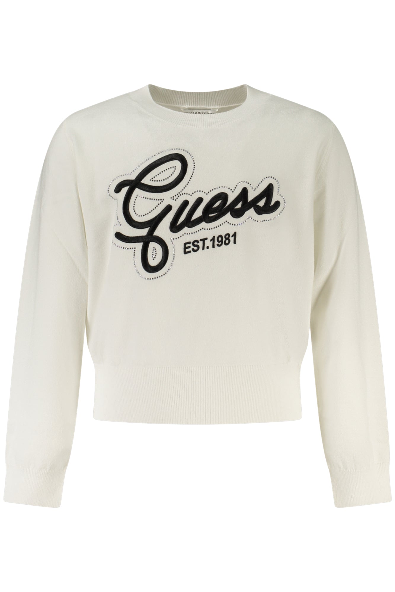 GUESS JEANS MAGLIA BAMBINA BIANCO