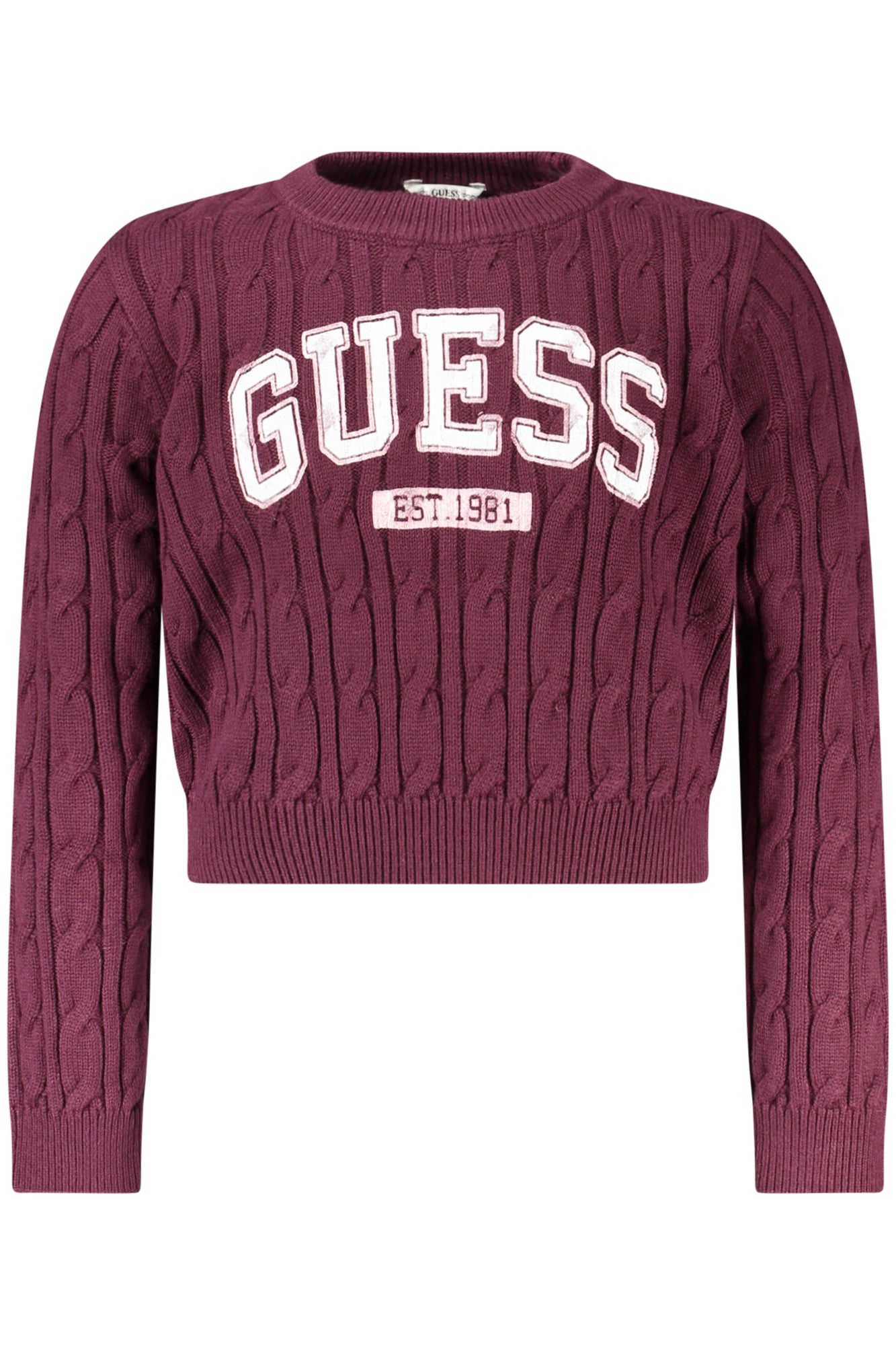 GUESS JEANS MAGLIONE BAMBINA VIOLA