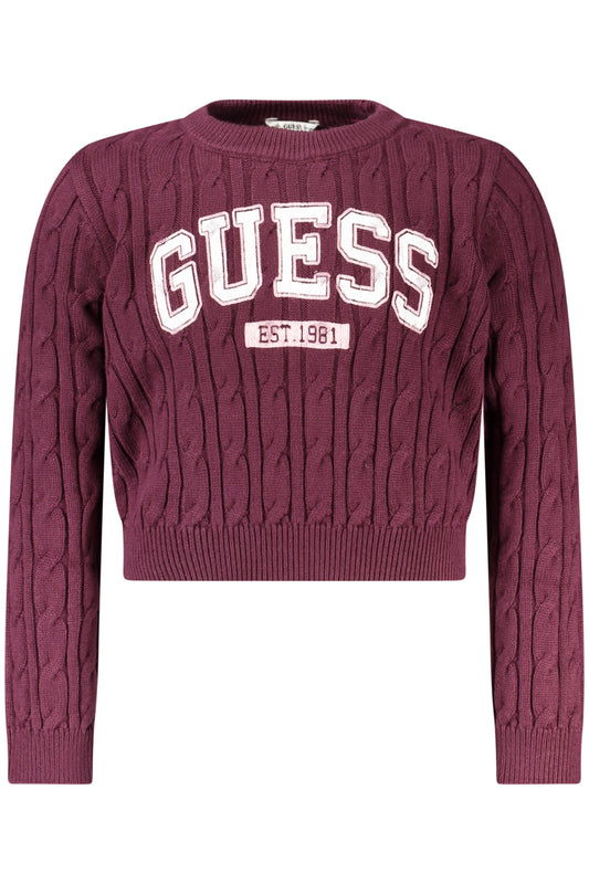 GUESS JEANS MAGLIONE BAMBINA VIOLA
