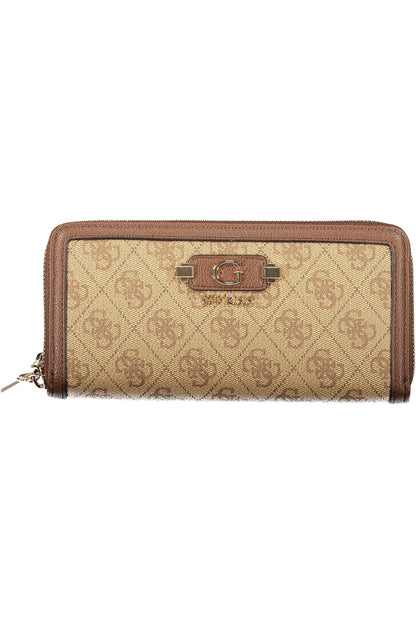 GUESS JEANS PORTAFOGLIO DONNA BEIGE
