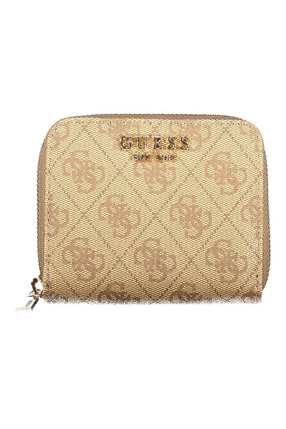 GUESS JEANS PORTAFOGLIO DONNA BEIGE