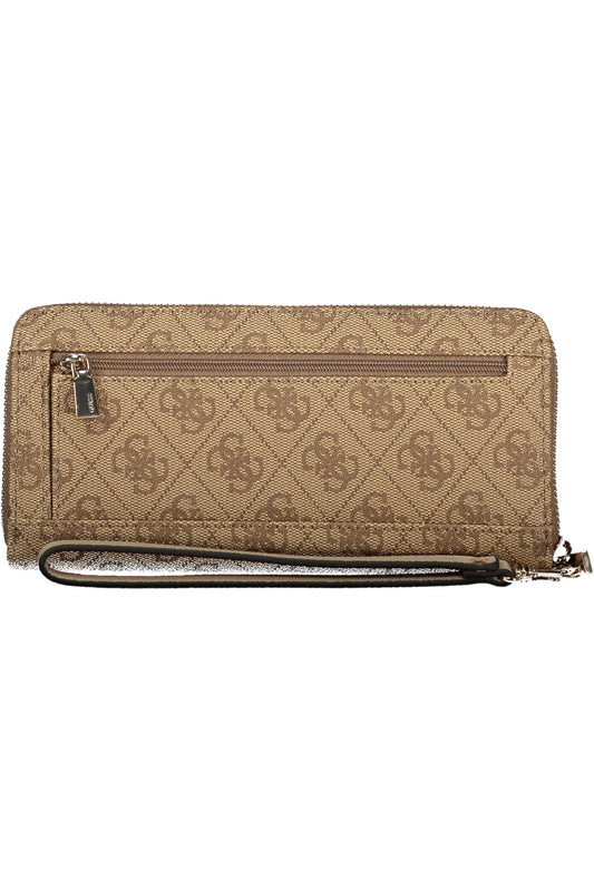 GUESS JEANS PORTAFOGLIO DONNA BEIGE