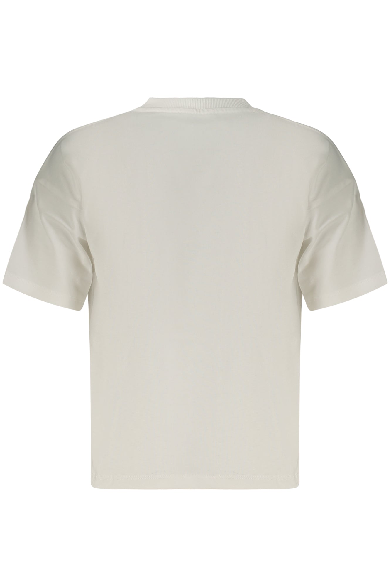 GUESS JEANS T-SHIRT MANICHE CORTE BAMBINO BIANCO