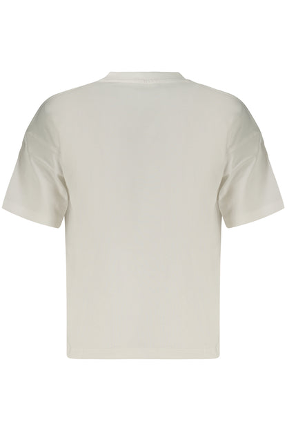 GUESS JEANS T-SHIRT MANICHE CORTE BAMBINO BIANCO