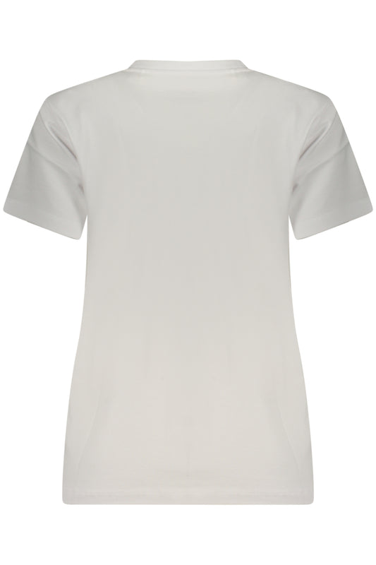GUESS JEANS T-SHIRT MANICHE CORTE DONNA BIANCO