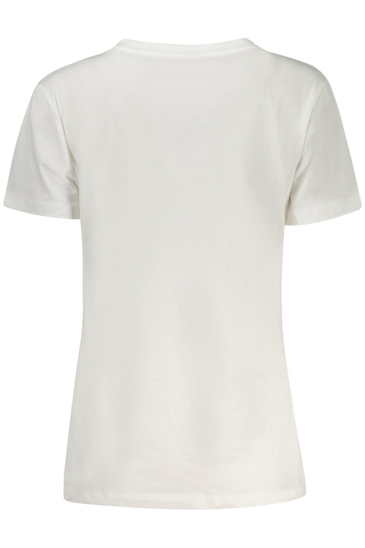 GUESS JEANS T-SHIRT MANICHE CORTE DONNA BIANCO