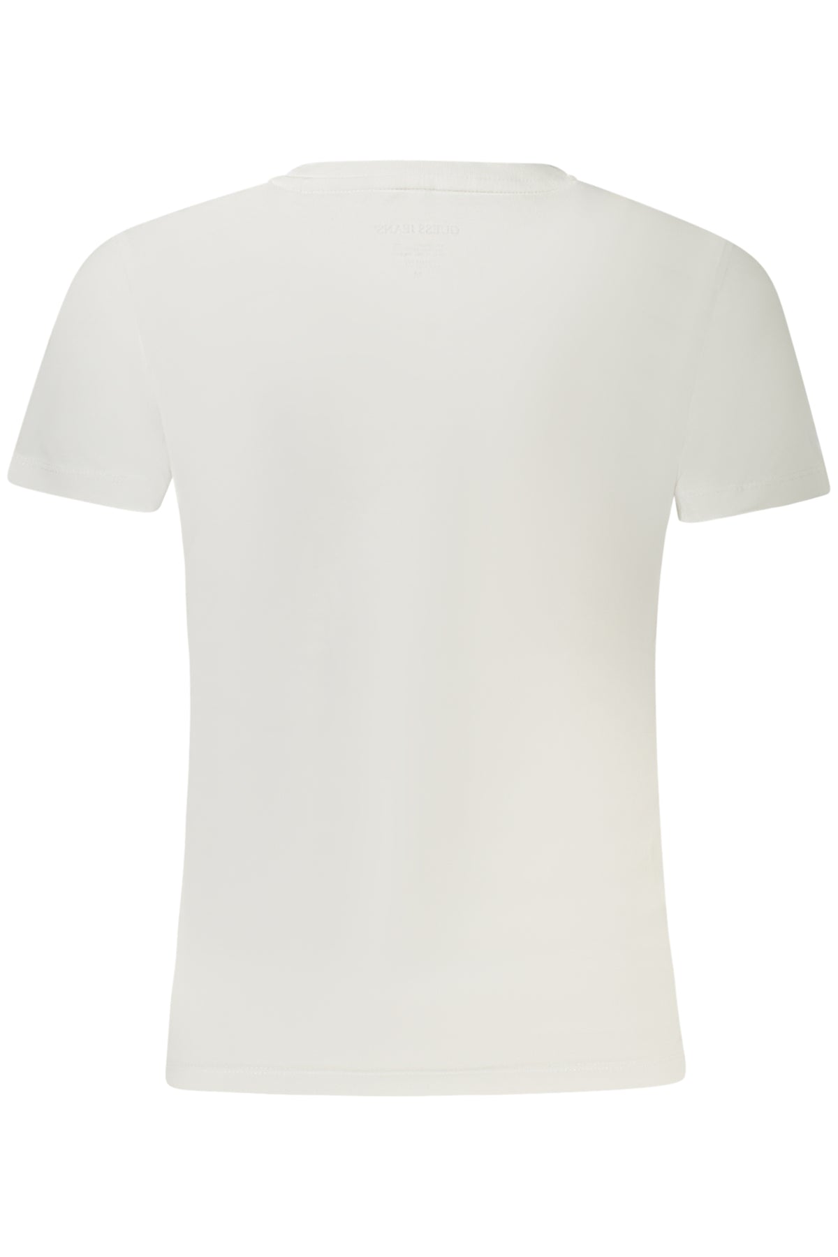 GUESS JEANS T-SHIRT MANICHE CORTE DONNA BIANCO