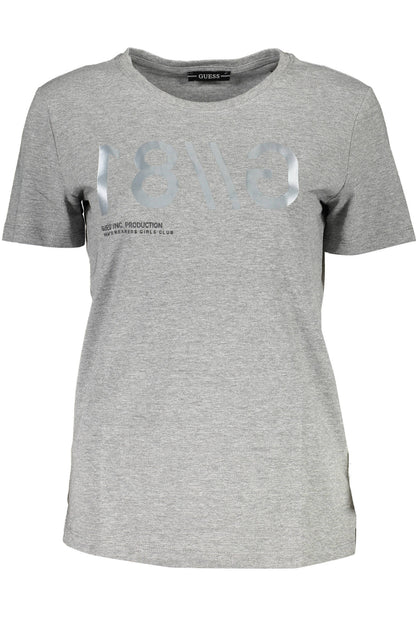 GUESS JEANS T-SHIRT MANICHE CORTE DONNA