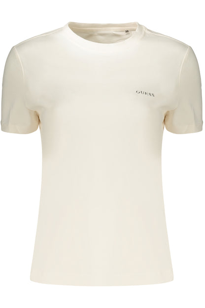 GUESS JEANS T-SHIRT MANICHE CORTE DONNA ROSA