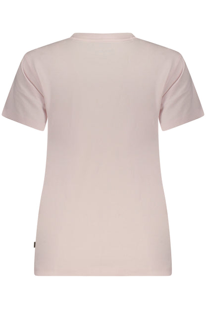 GUESS JEANS T-SHIRT MANICHE CORTE DONNA ROSA