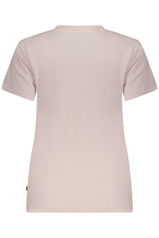 GUESS JEANS T-SHIRT MANICHE CORTE DONNA ROSA