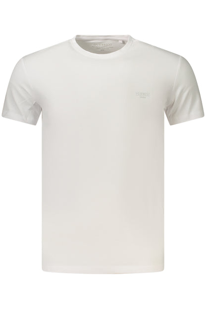GUESS JEANS T-SHIRT MANICHE CORTE UOMO BIANCO