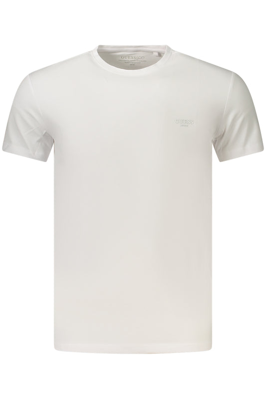 GUESS JEANS T-SHIRT MANICHE CORTE UOMO BIANCO