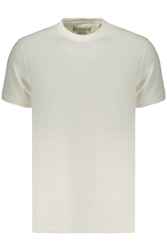 GUESS JEANS T-SHIRT MANICHE CORTE UOMO BIANCO