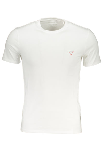 GUESS JEANS T-SHIRT MANICHE CORTE UOMO BIANCO