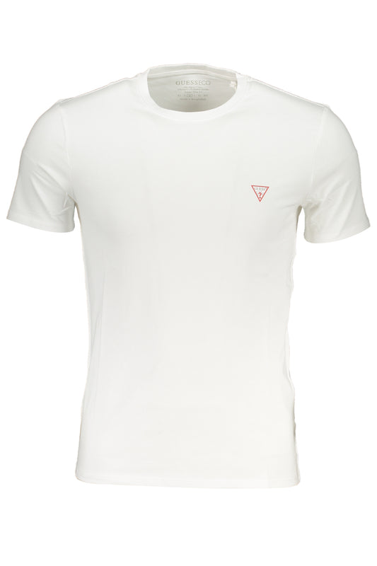 GUESS JEANS T-SHIRT MANICHE CORTE UOMO BIANCO
