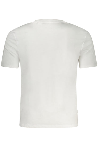 GUESS JEANS T-SHIRT MANICHE CORTE UOMO BIANCO