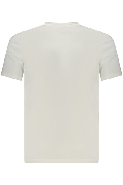 GUESS JEANS T-SHIRT MANICHE CORTE UOMO BIANCO