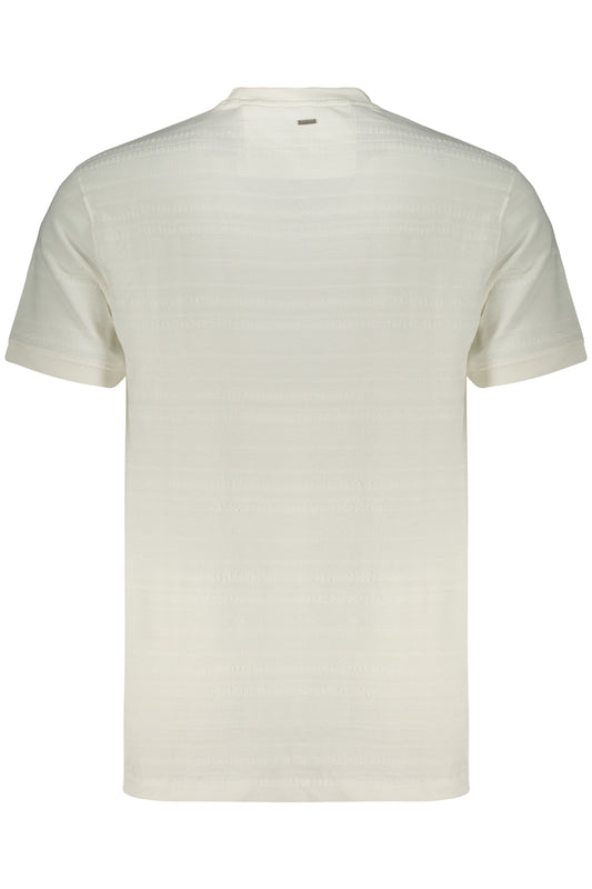 GUESS JEANS T-SHIRT MANICHE CORTE UOMO BIANCO