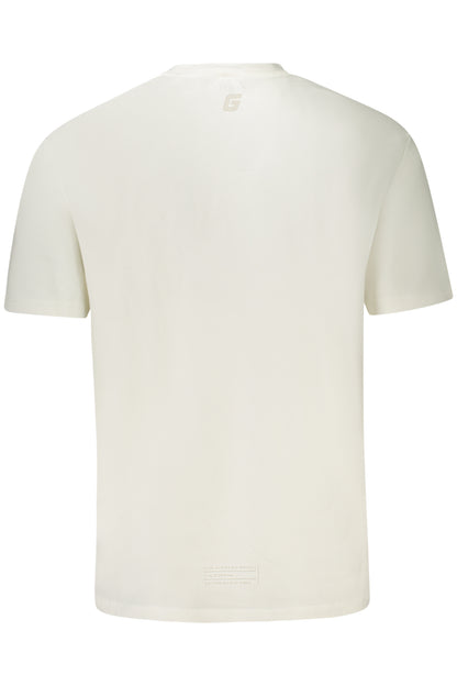 GUESS JEANS T-SHIRT MANICHE CORTE UOMO BIANCO