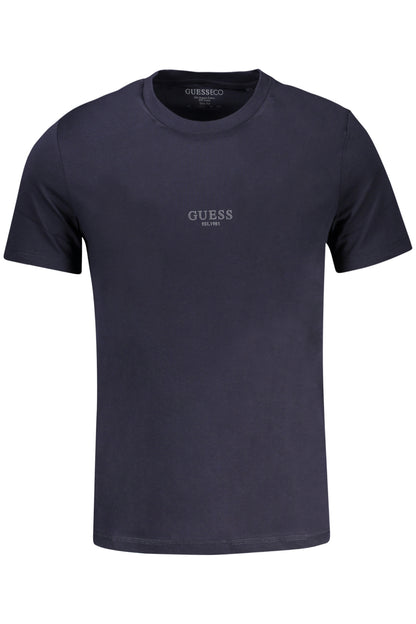 GUESS JEANS T-SHIRT MANICHE CORTE UOMO BLU