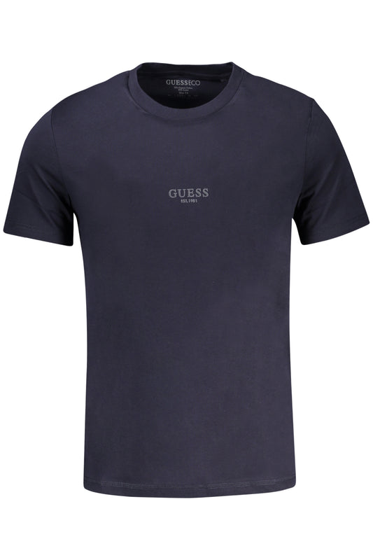 GUESS JEANS T-SHIRT MANICHE CORTE UOMO BLU
